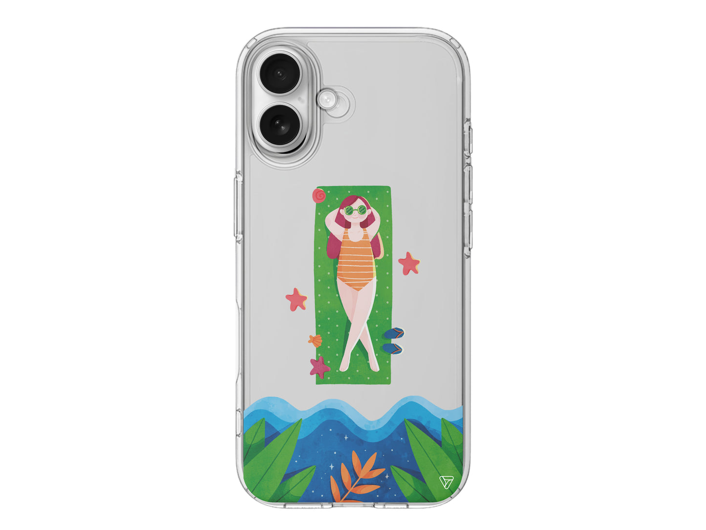 Plajda Uzanmak Lansman Model İçi Kadife Silikon Telefon Kılıfı – Plus Serisine Özel