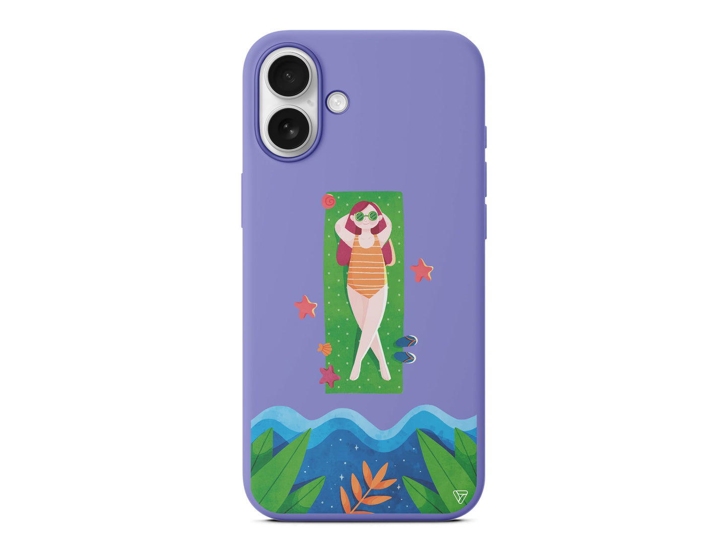 Plajda Uzanmak Lansman Model İçi Kadife Silikon Telefon Kılıfı – Plus Serisine Özel