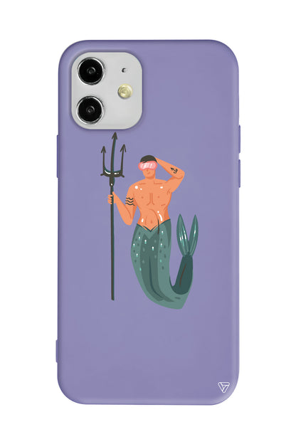 Deniz Erkeği Lansman Model İçi Kadife Silikon Telefon Kılıfı