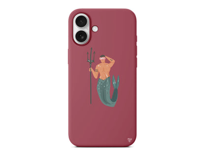 Deniz Erkeği Lansman Model İçi Kadife Silikon Telefon Kılıfı