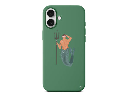 Deniz Erkeği Lansman Model İçi Kadife Silikon Telefon Kılıfı