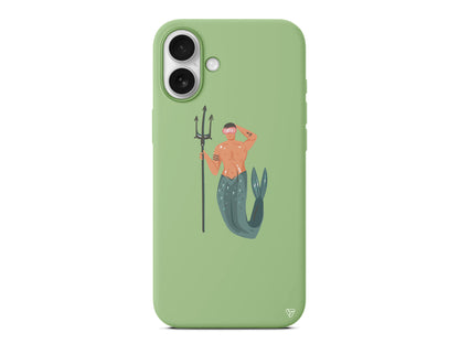 Deniz Erkeği Lansman Model İçi Kadife Silikon Telefon Kılıfı