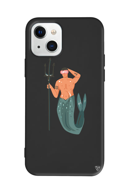 Deniz Erkeği Lansman Model İçi Kadife Silikon Telefon Kılıfı