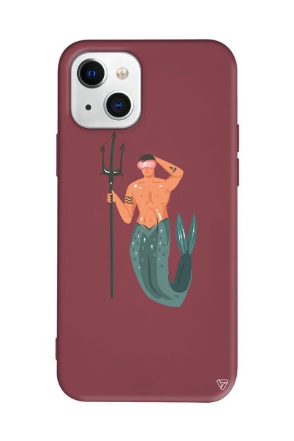 Deniz Erkeği Lansman Model İçi Kadife Silikon Telefon Kılıfı