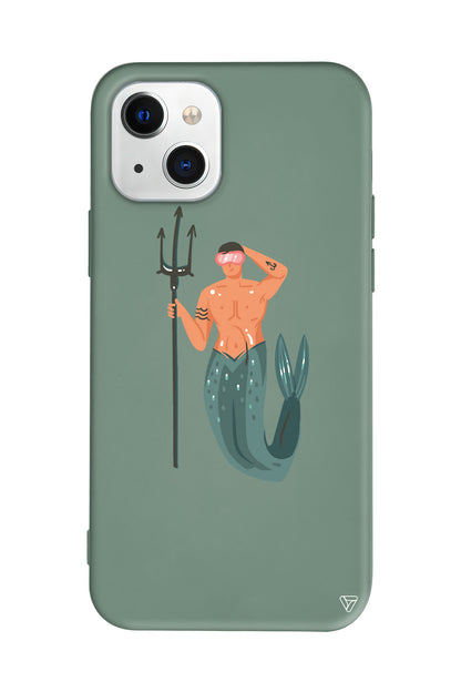 Deniz Erkeği Lansman Model İçi Kadife Silikon Telefon Kılıfı