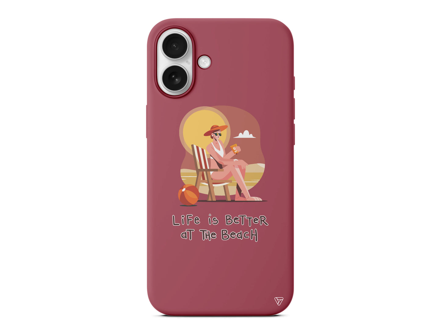 Güneşlenmek Lansman Model İçi Kadife Silikon Telefon Kılıfı