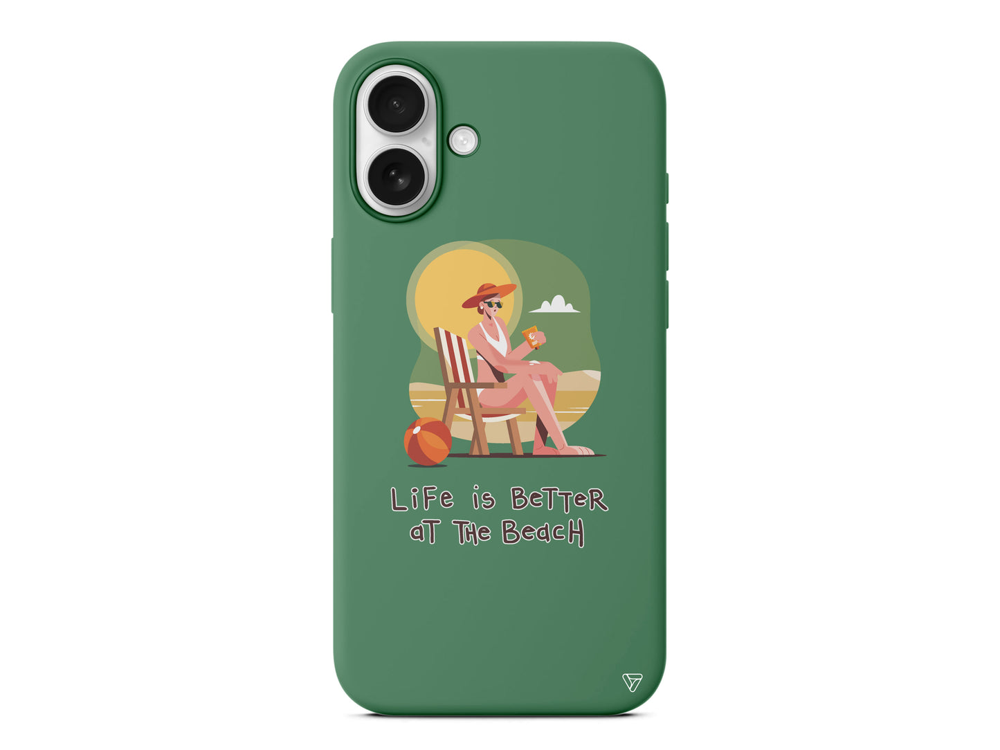 Güneşlenmek Lansman Model İçi Kadife Silikon Telefon Kılıfı