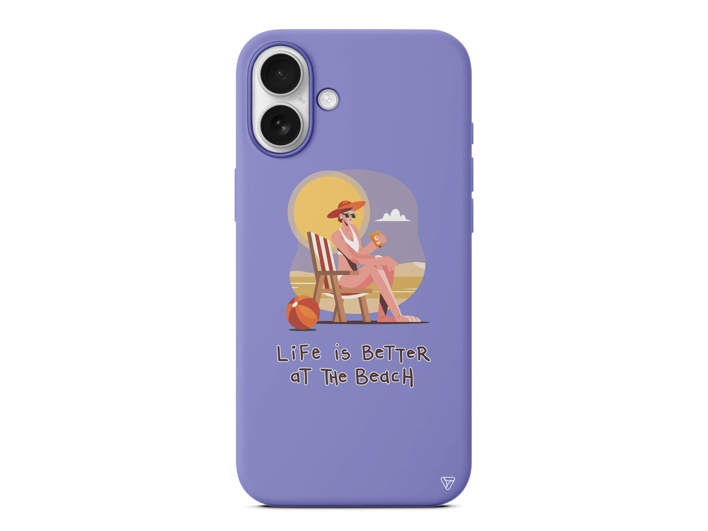 Güneşlenmek Lansman Model İçi Kadife Silikon Telefon Kılıfı