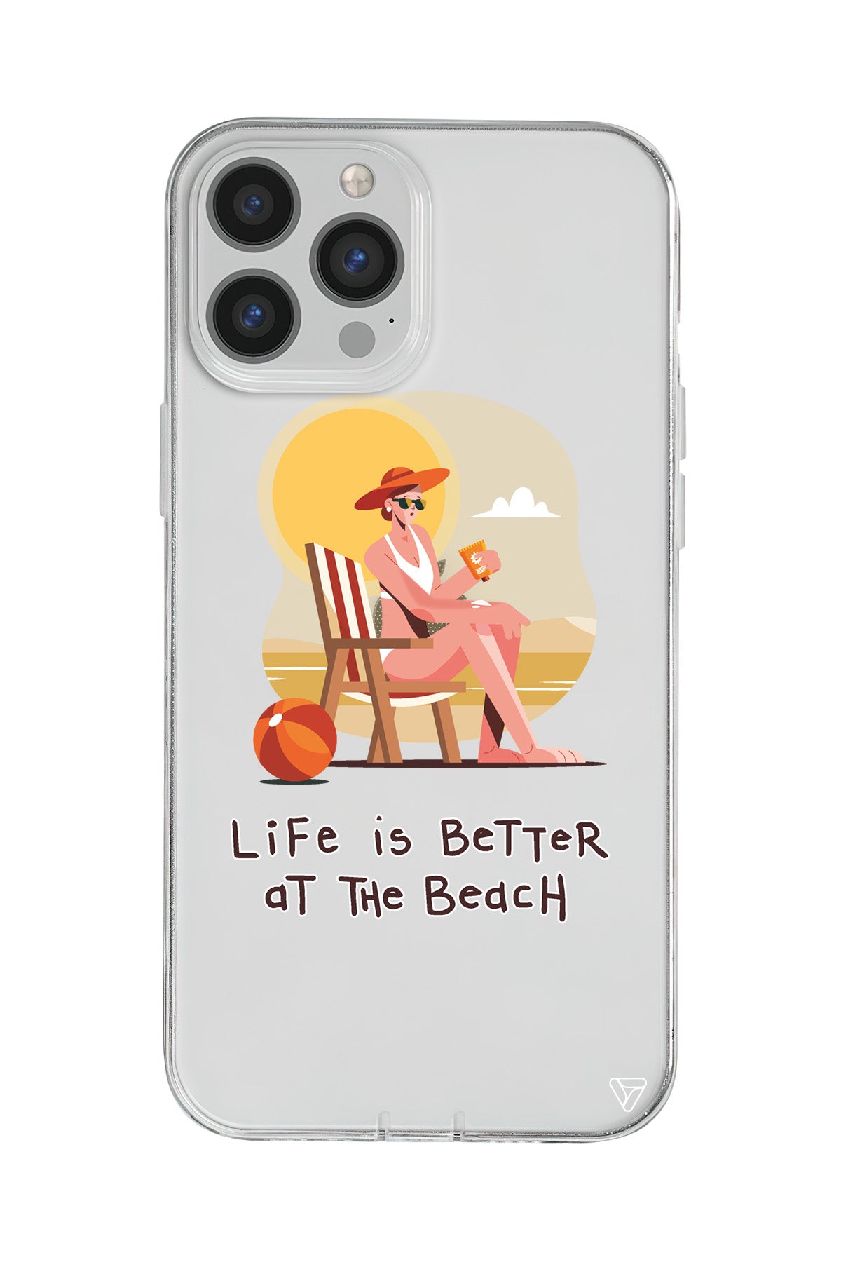 Güneşlenmek Lansman Model İçi Kadife Silikon Telefon Kılıfı