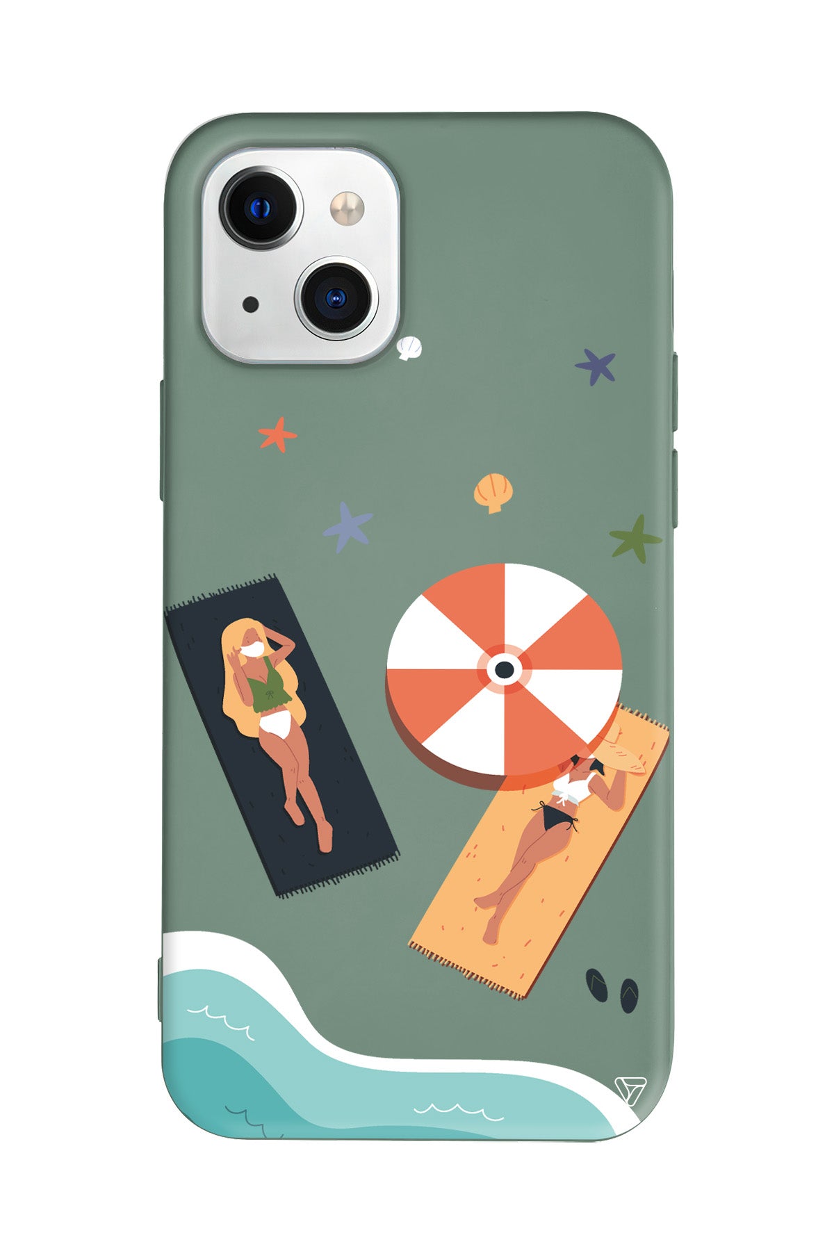 Plaj Keyfi Lansman Model İçi Kadife Silikon Telefon Kılıfı – Plus Serisine Özel