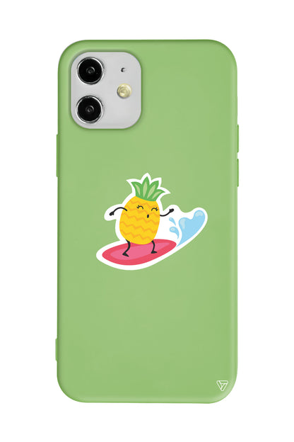 Sörfçü Lansman Model İçi Kadife Silikon Telefon Kılıfı