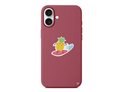 Sörfçü Lansman Model İçi Kadife Silikon Telefon Kılıfı