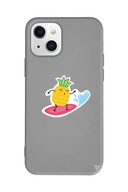 Sörfçü Lansman Model İçi Kadife Silikon Telefon Kılıfı – Plus Serisine Özel