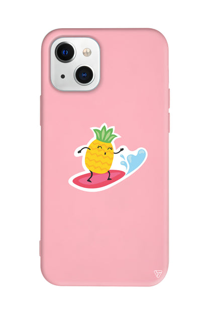 Sörfçü Lansman Model İçi Kadife Silikon Telefon Kılıfı – Plus Serisine Özel