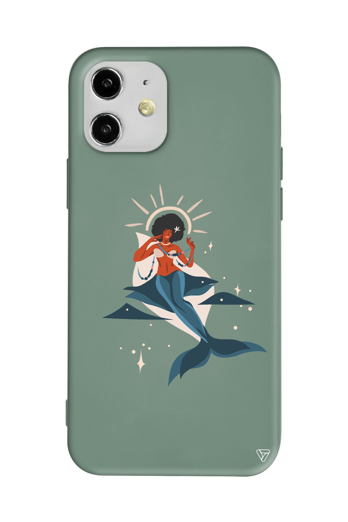 Deniz Kızı Lansman Model İçi Kadife Silikon Telefon Kılıfı