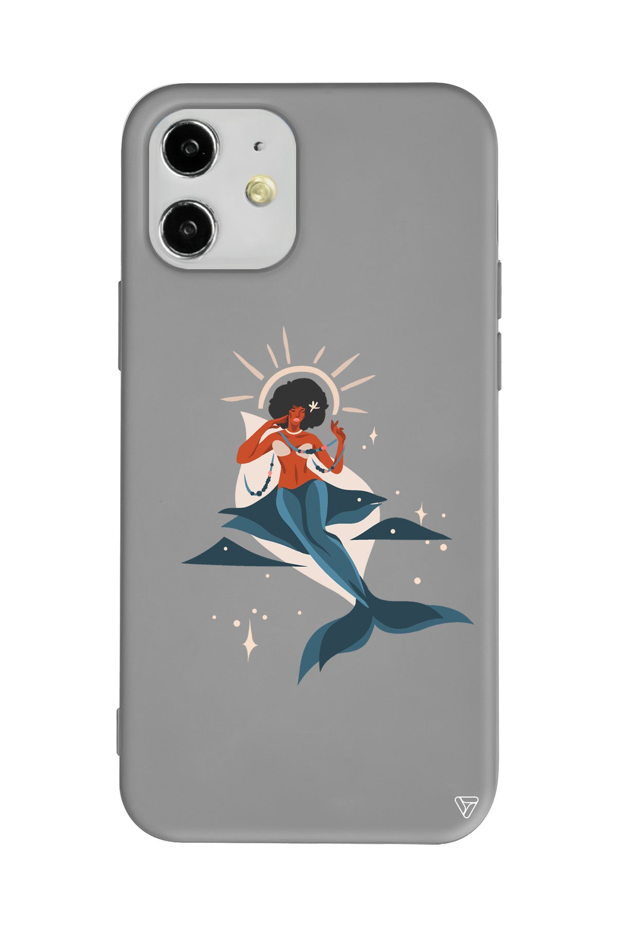 Deniz Kızı Lansman Model İçi Kadife Silikon Telefon Kılıfı