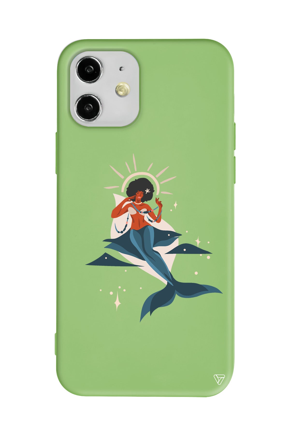 Deniz Kızı Lansman Model İçi Kadife Silikon Telefon Kılıfı