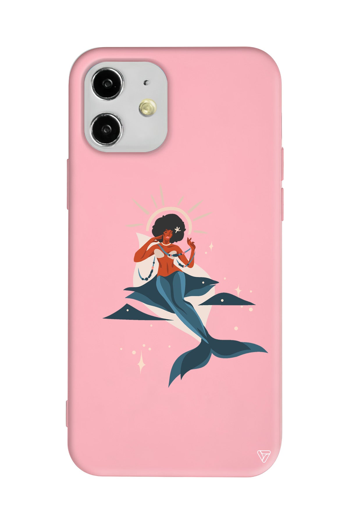 Deniz Kızı Lansman Model İçi Kadife Silikon Telefon Kılıfı