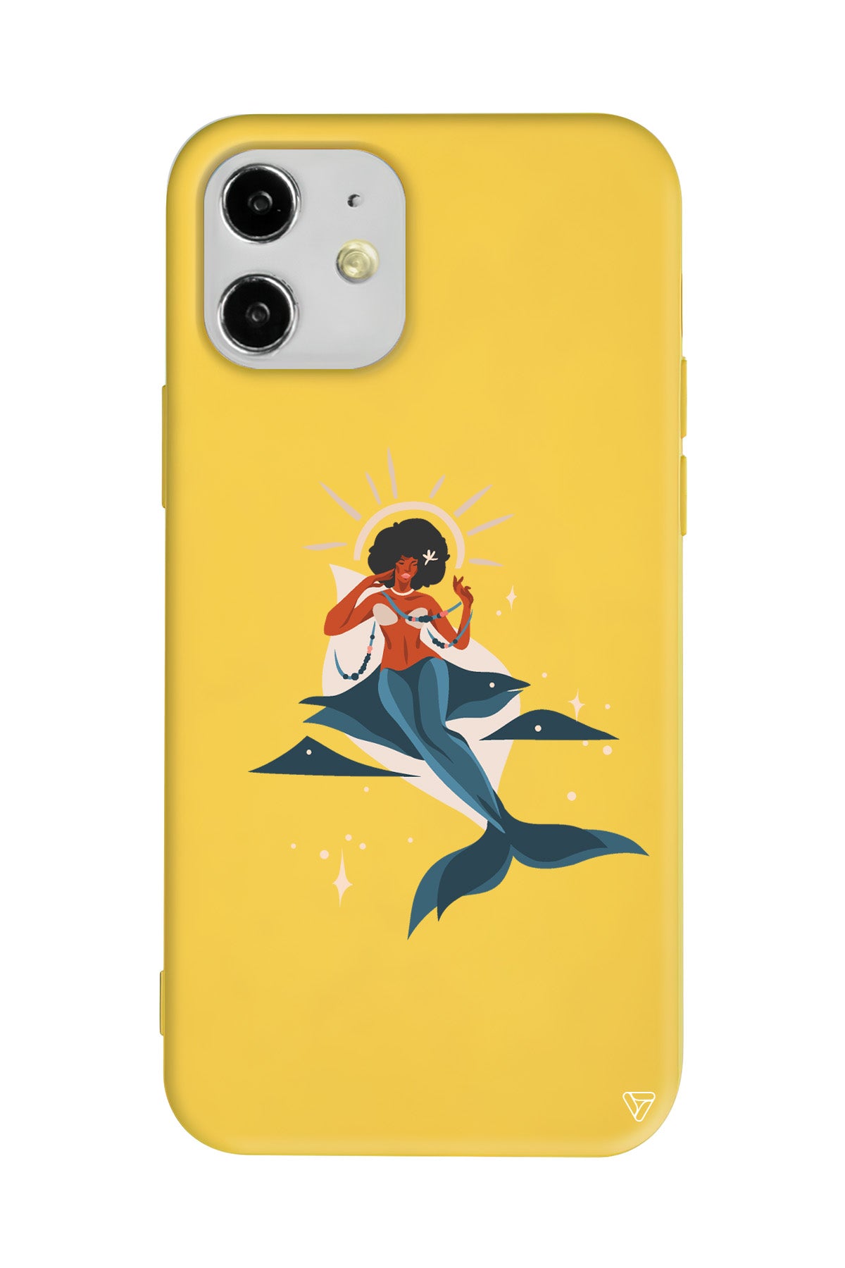 Deniz Kızı Lansman Model İçi Kadife Silikon Telefon Kılıfı