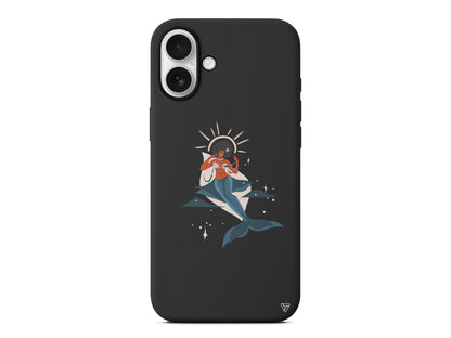 Deniz Kızı Lansman Model İçi Kadife Silikon Telefon Kılıfı