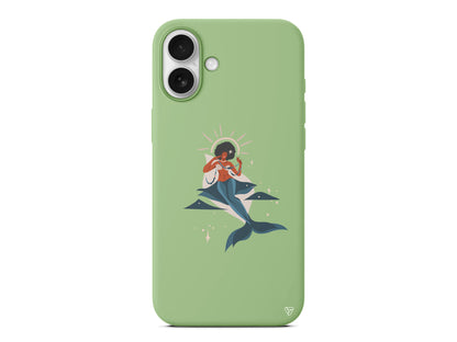 Deniz Kızı Lansman Model İçi Kadife Silikon Telefon Kılıfı – Plus Serisine Özel