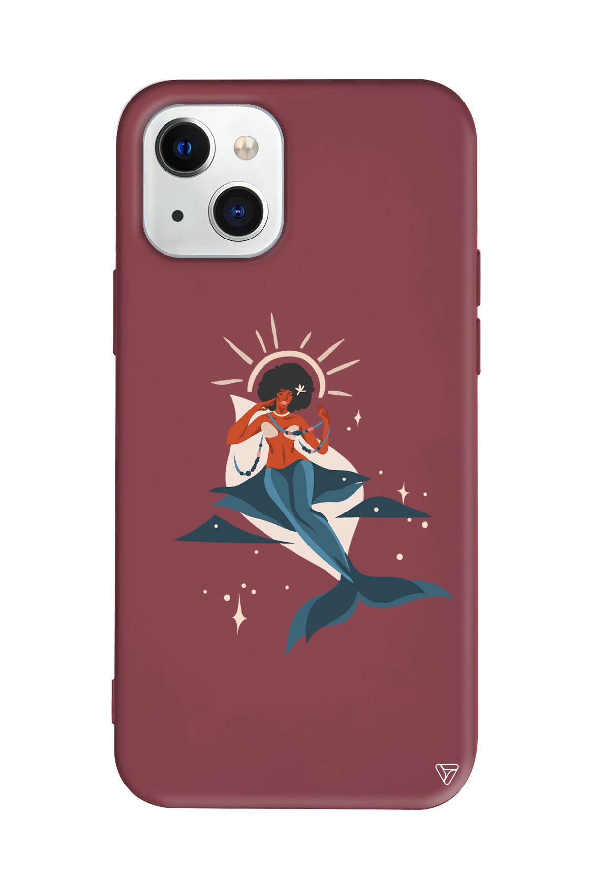 Deniz Kızı Lansman Model İçi Kadife Silikon Telefon Kılıfı