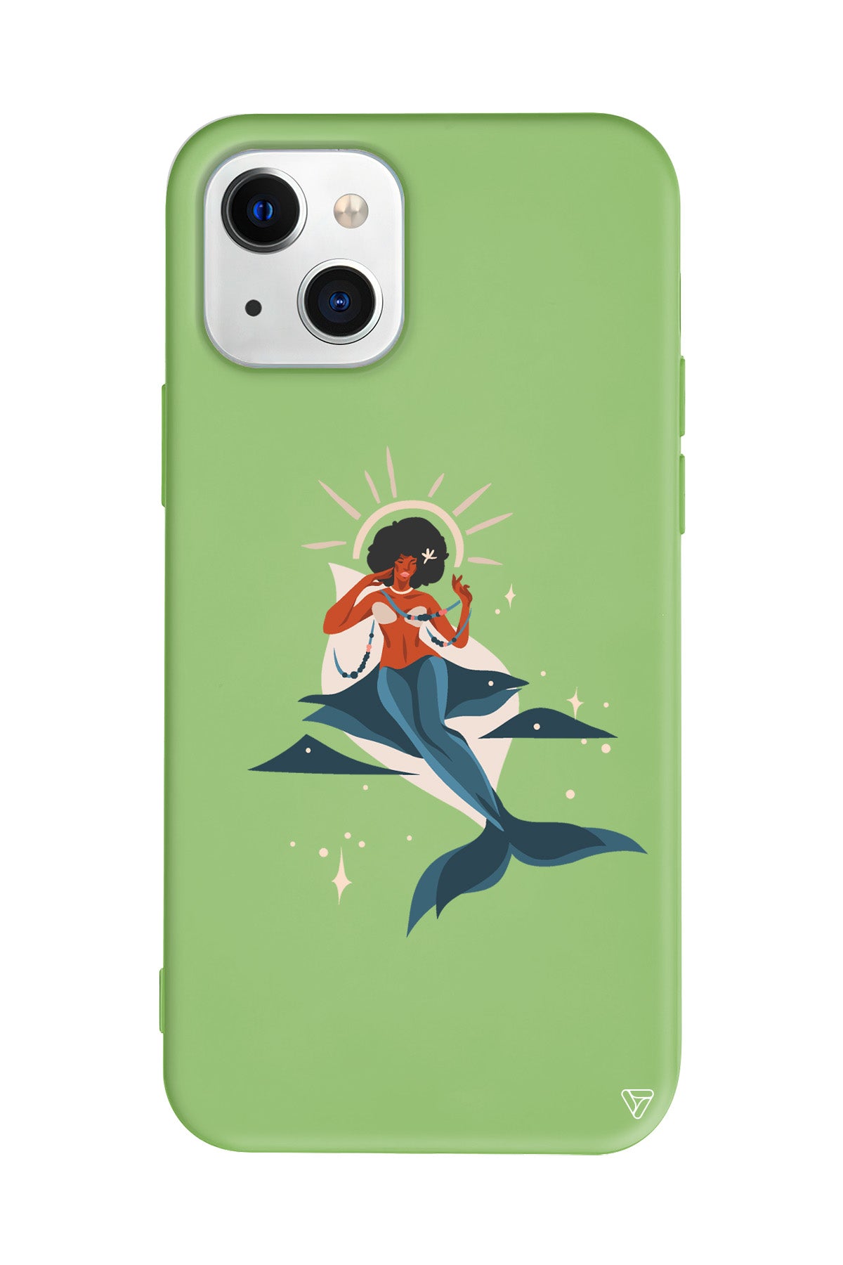 Deniz Kızı Lansman Model İçi Kadife Silikon Telefon Kılıfı