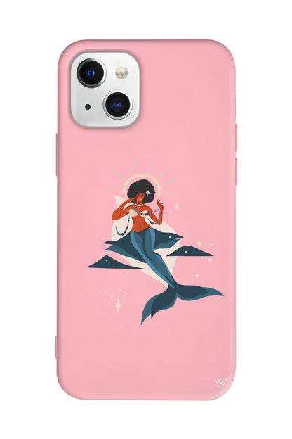 Deniz Kızı Lansman Model İçi Kadife Silikon Telefon Kılıfı – Plus Serisine Özel