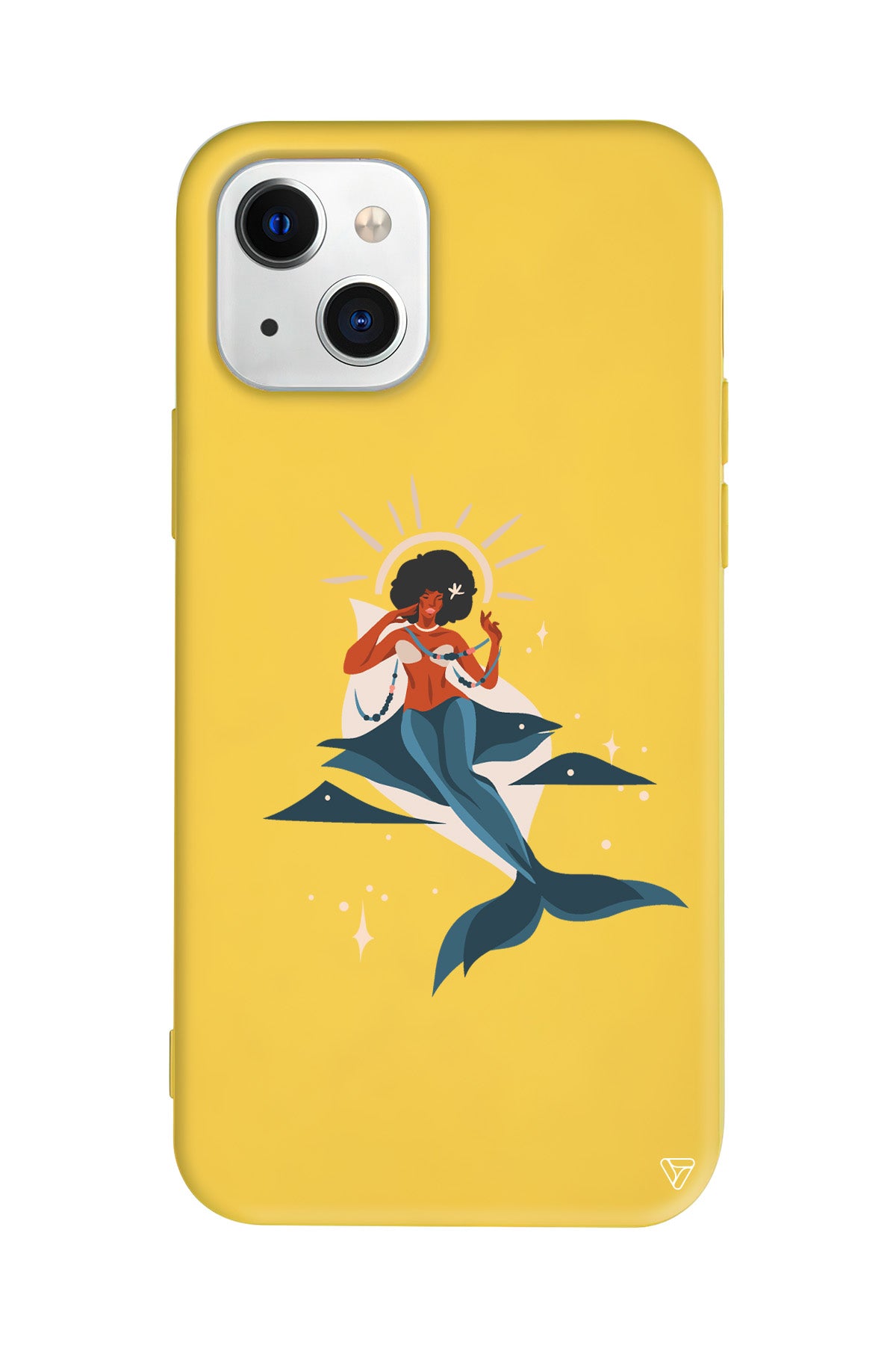 Deniz Kızı Lansman Model İçi Kadife Silikon Telefon Kılıfı