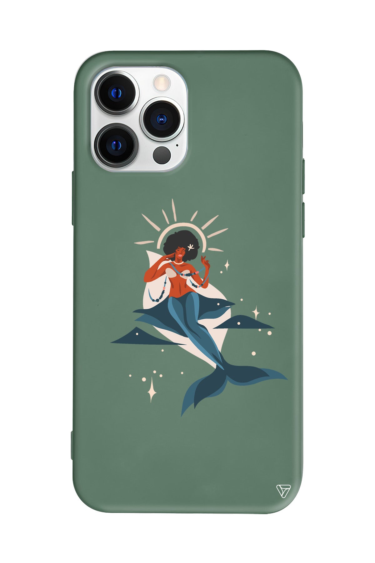 Deniz Kızı Lansman Model İçi Kadife Silikon Telefon Kılıfı