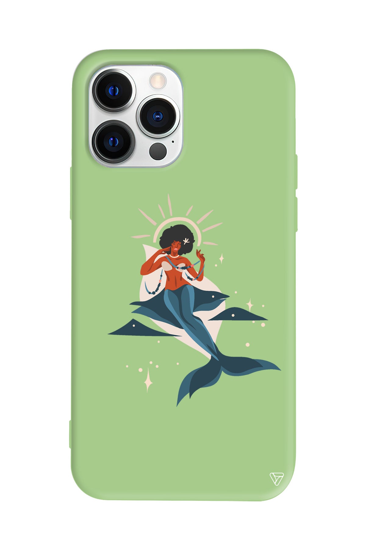 Deniz Kızı Lansman Model İçi Kadife Silikon Telefon Kılıfı