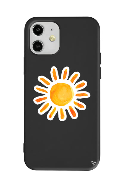 Güneş Lansman Model İçi Kadife Silikon Telefon Kılıfı