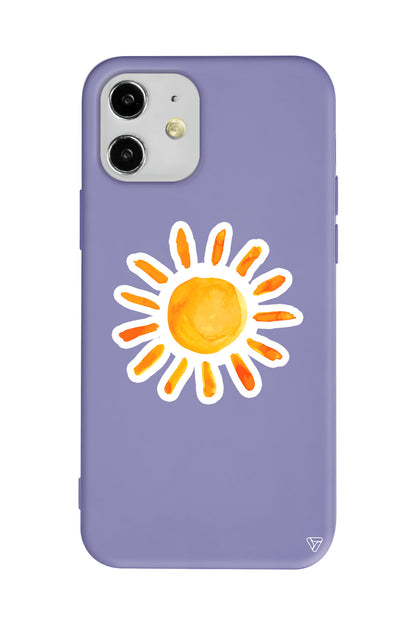 Güneş Lansman Model İçi Kadife Silikon Telefon Kılıfı