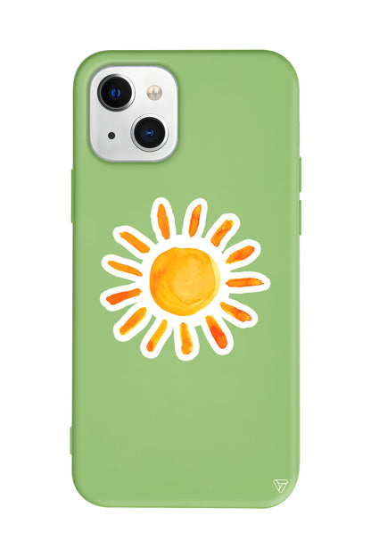 Güneş Lansman Model İçi Kadife Silikon Telefon Kılıfı