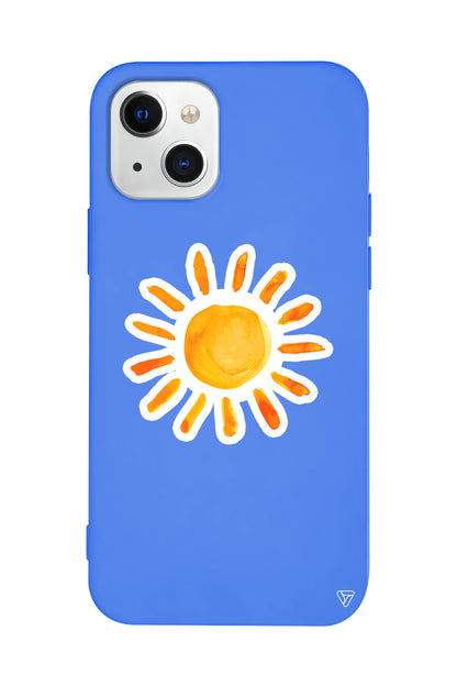 Güneş Lansman Model İçi Kadife Silikon Telefon Kılıfı