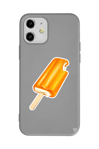 Dondurma Lansman Model İçi Kadife Silikon Telefon Kılıfı