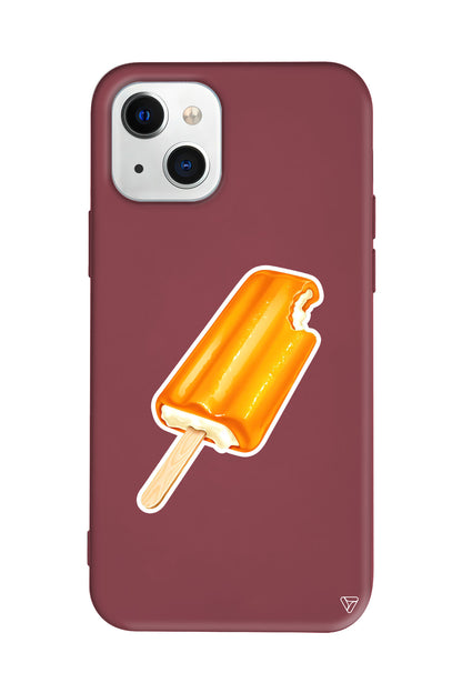 Dondurma Lansman Model İçi Kadife Silikon Telefon Kılıfı