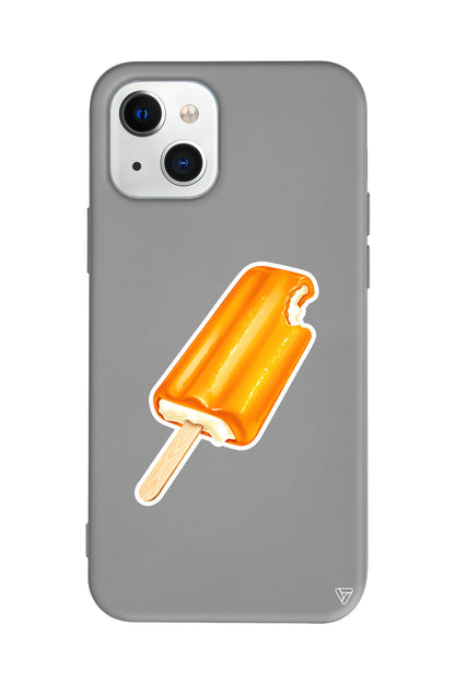 Dondurma Lansman Model İçi Kadife Silikon Telefon Kılıfı