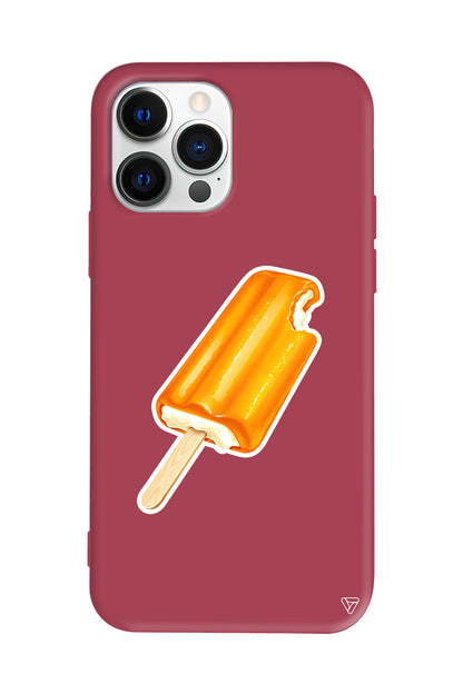 Dondurma Lansman Model İçi Kadife Silikon Telefon Kılıfı