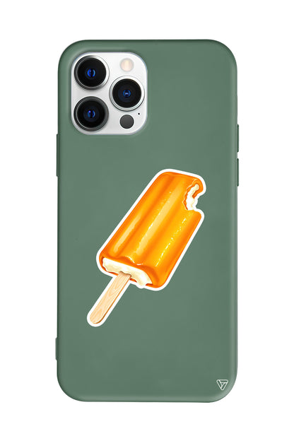 Dondurma Lansman Model İçi Kadife Silikon Telefon Kılıfı