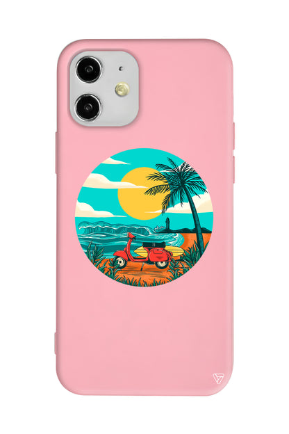 Simple Life Lansman Model İçi Kadife Silikon Telefon Kılıfı