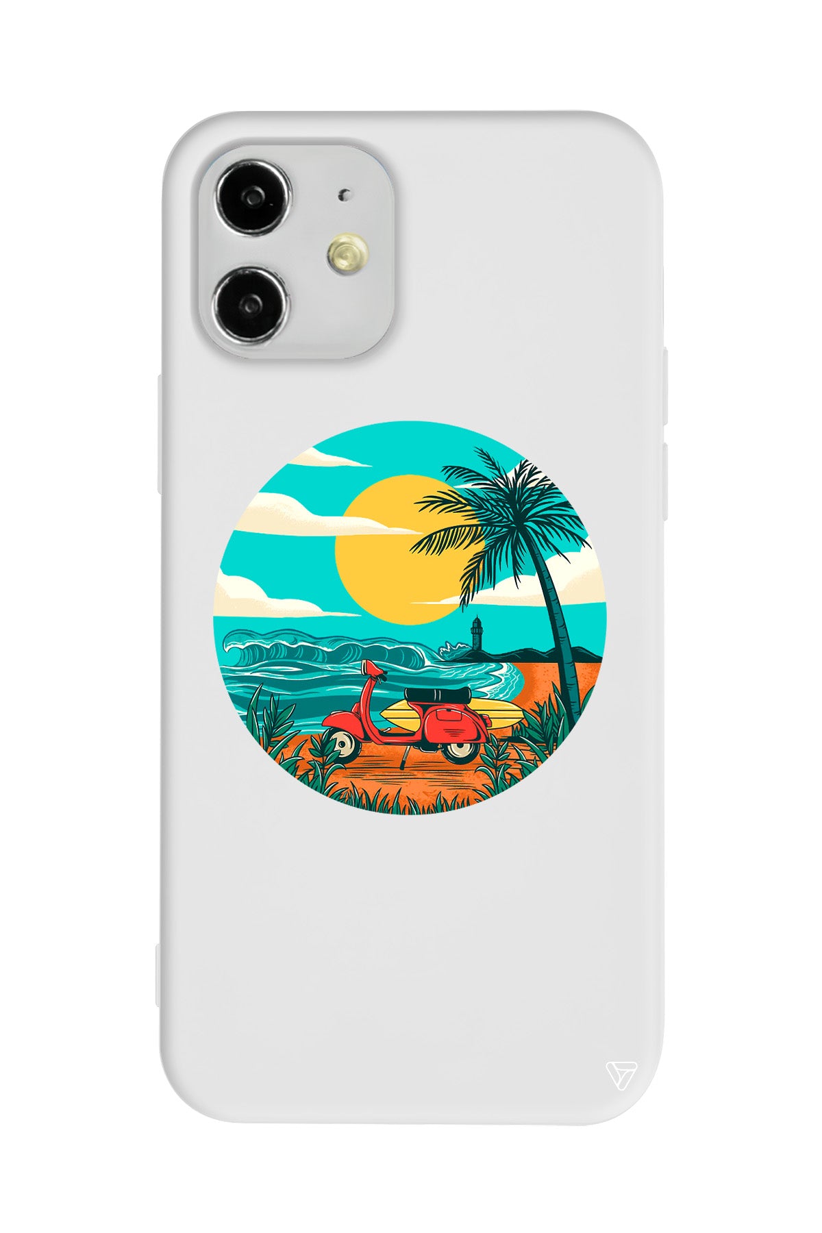 Simple Life Lansman Model İçi Kadife Silikon Telefon Kılıfı