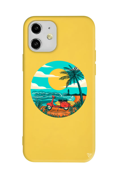 Simple Life Lansman Model İçi Kadife Silikon Telefon Kılıfı