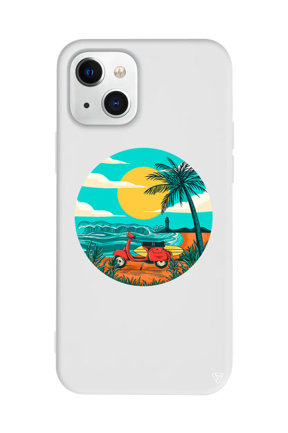 Simple Life Lansman Model İçi Kadife Silikon Telefon Kılıfı