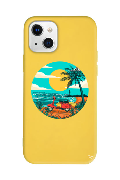 Simple Life Lansman Model İçi Kadife Silikon Telefon Kılıfı