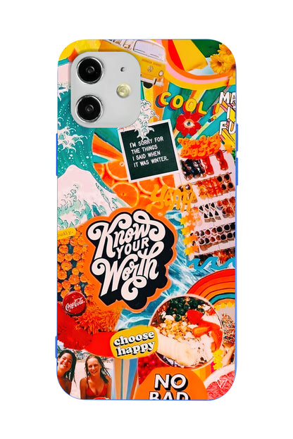 Summer 21 Lansman Model İçi Kadife Silikon Telefon Kılıfı