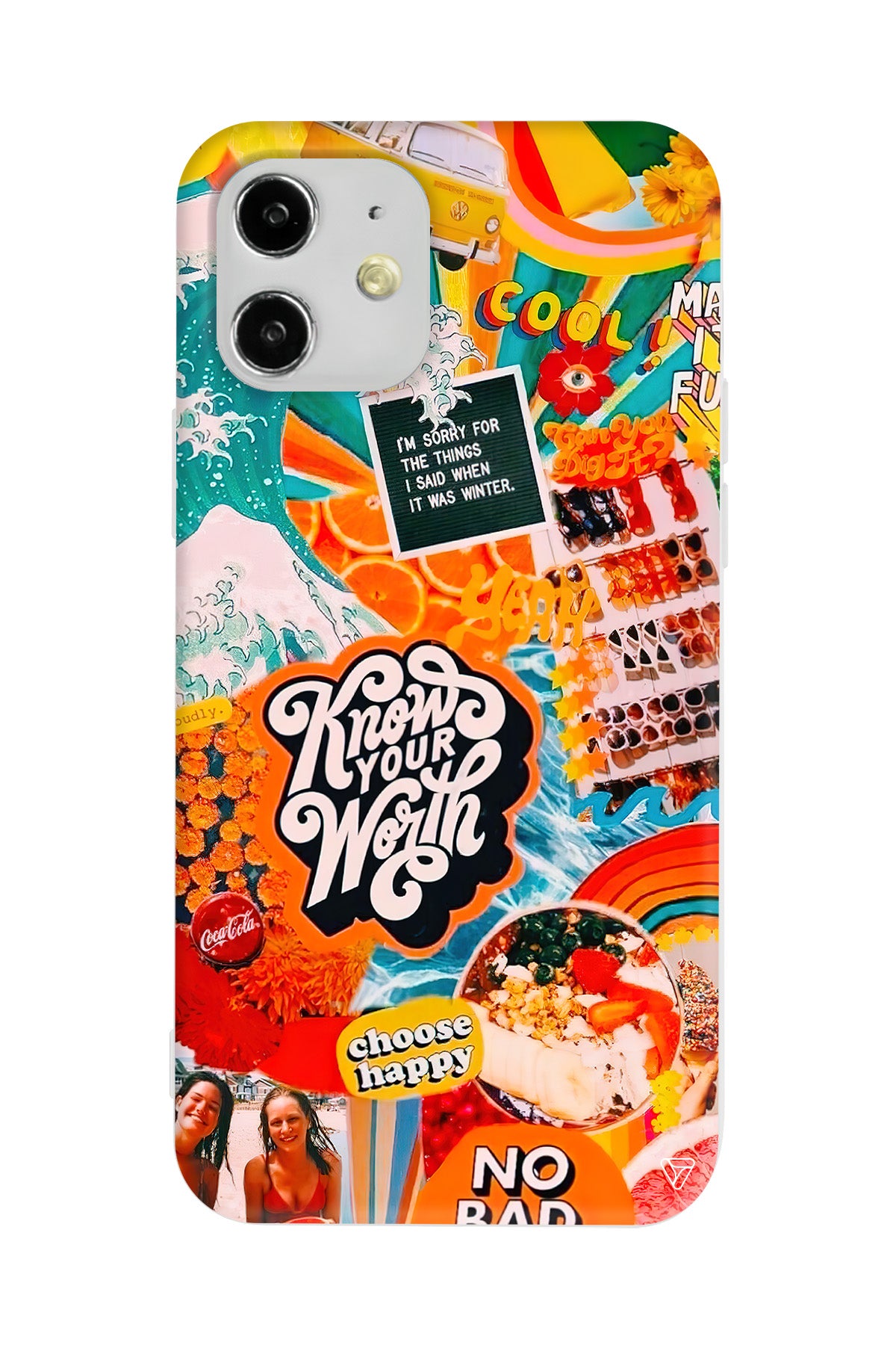 Summer 21 Lansman Model İçi Kadife Silikon Telefon Kılıfı