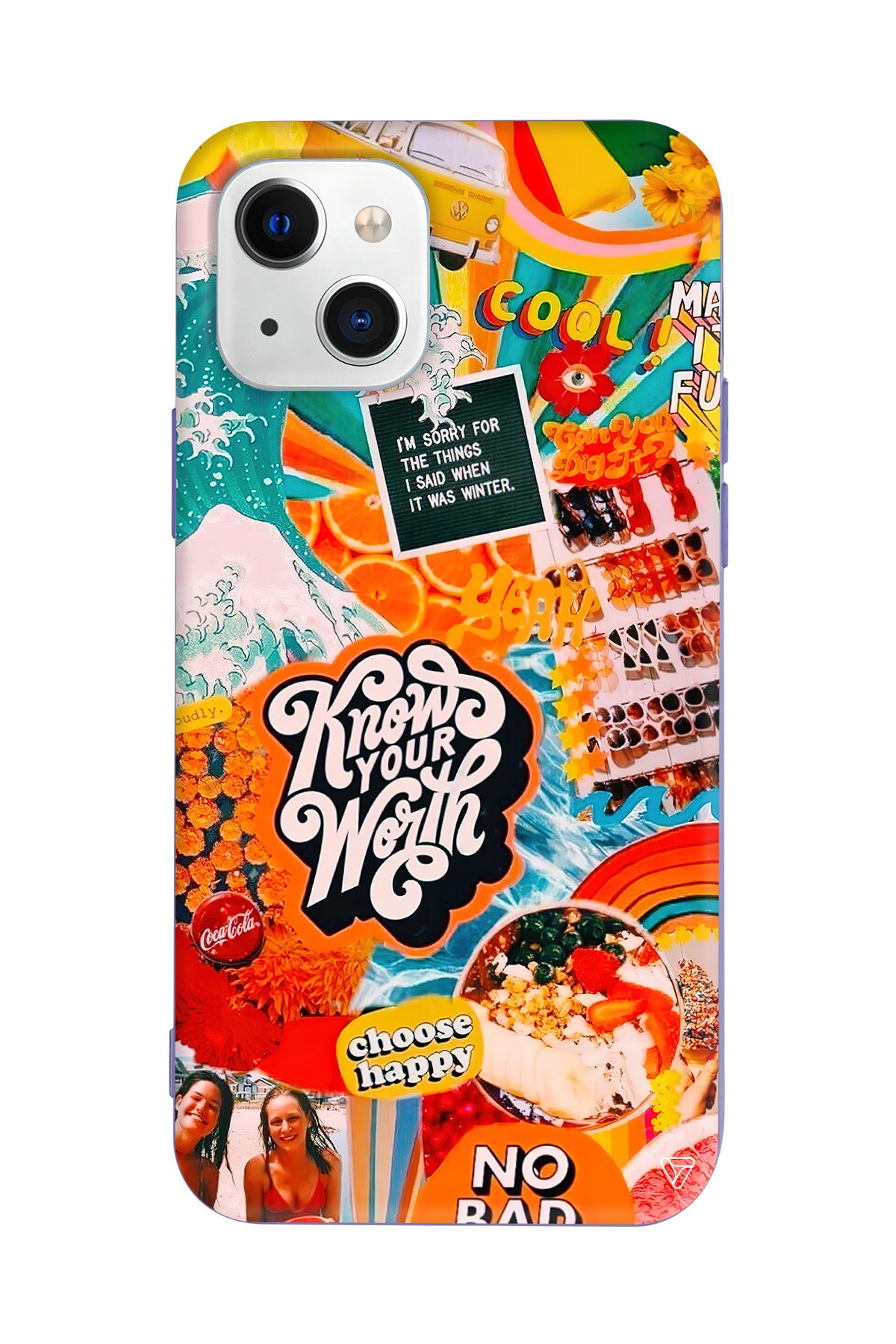 Summer 21 Lansman Model İçi Kadife Silikon Telefon Kılıfı