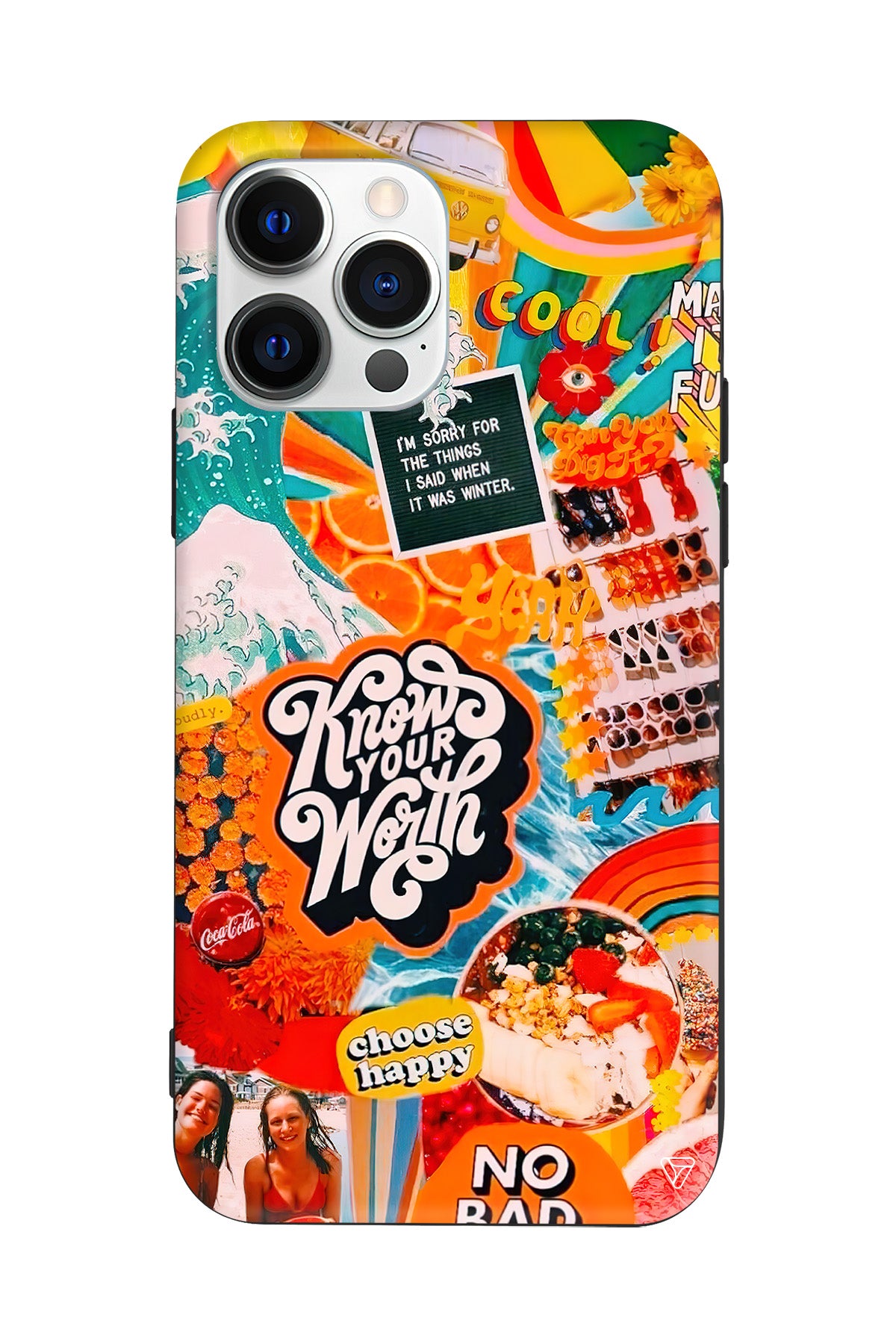 Summer 21 Lansman Model İçi Kadife Silikon Telefon Kılıfı