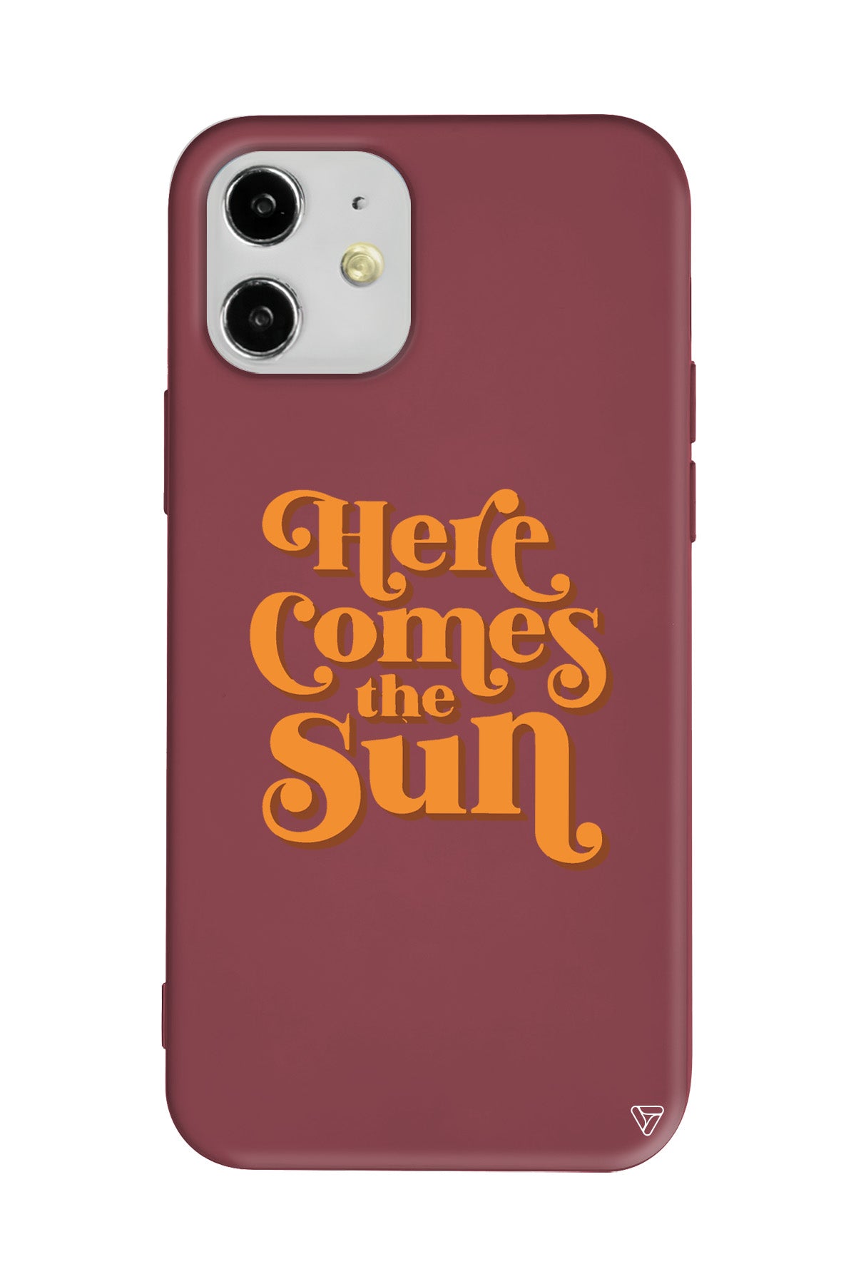 Comes the Sun Lansman Model İçi Kadife Silikon Telefon Kılıfı